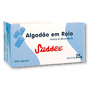 Algodão em Rolo Sussex 25g - 1 Unidade