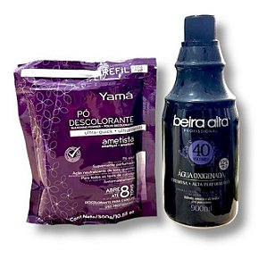 Pó Descolorante Yamá + Oxigenada Beira Alta Black 40vl 900ml