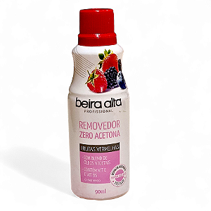 Removedor Esmalte Beira Alta 90ml Frutas Vermelhas