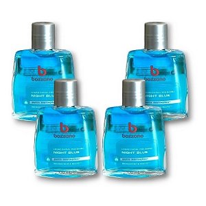 Loção Facial Pós Barba Bozzano Night Blue 100ml ( Kit c/ 4 Unid )