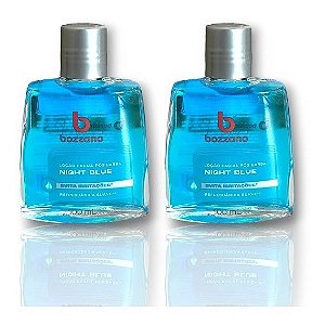 Loção Facial Pós Barba Bozzano Night Blue 100ml Kit c/ 2 Unidades