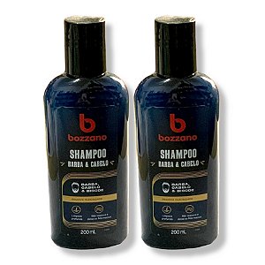 Shampoo Bozzano Barba, Cabelo E Bigode 200ml ( 2 Unidades)