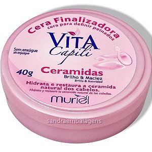 Cera Finalizadora Vita Capili Ceramidas Restauradora Muriel