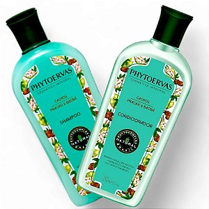 Kit Shampoo + Cond Phytoervas Cachos Pracaxi E Baobá