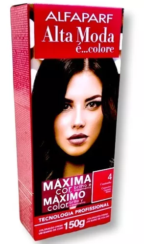 Alta Moda 4.0 Castanho Médio Coloração Creme Alfaparf