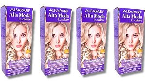 Kit Alta Moda Desamarelador Tratamento Matizador (4 unidades) Alfaparf