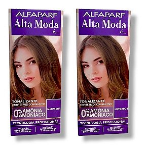 Kit Alta Moda Tonalizante Matizador 0% Amônia (2 Unidades) Alfaparf
