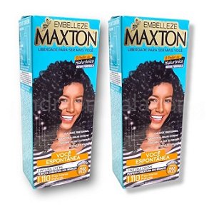 Kit Maxton 1.110 Preto Intenso Profundo Embelleze Tintura Creme (2 unid)