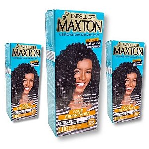 Kit Maxton 1.110 Preto Intenso Profundo Embelleze Tintura Creme (3 unid)