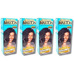 Kit Maxton 1.110 Preto Intenso Profundo Embelleze Tintura Creme (4 unid)