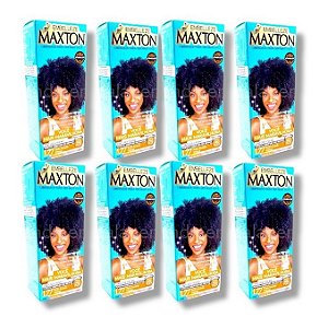 Kit Maxton 1.77 Preto Azulado Intenso Embelleze Tintura Creme (8 unid)