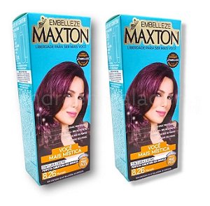 Kit Maxton 8.26 Marsala Embelleze Tintura Creme (2 unidades)