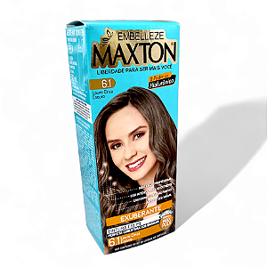 Maxton 6.1 Louro Cinza Escuro Embelleze Tintura Creme