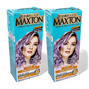 Tinta de Cabelo Maxton Você Mais Irreverente 206 Lavanda - 2 Unidades