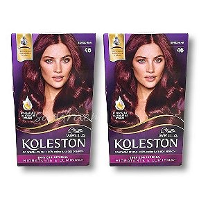 Kit Koleston Coloração Permanente Cor 46 Bergonha  (2 Unidades)