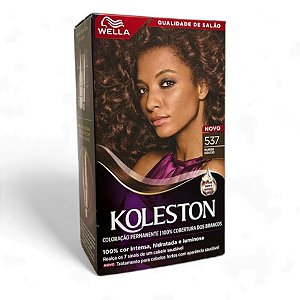 Koleston Coloração Permanente Cor 537 Marrom Sedução 1 Unidade