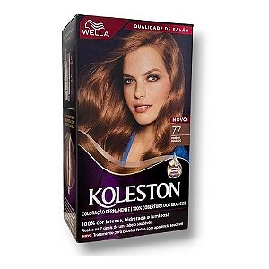 Koleston Coloração Permanente Cor 77 Marrom Dourado