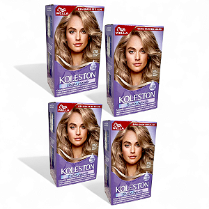 Tinta P/ Cabelo Koleston 818 Louro Claro Perolado - 4 Unidades