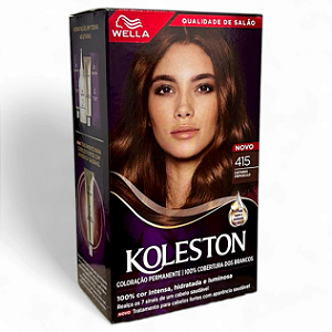 Tinta P/ Cabelo Koleston Cor 415 Castanho Crepúsculo