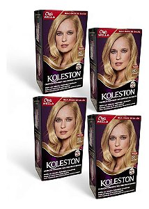 Tinta Para Cabelos Koleston Cor 80 Louro Claro - 4 Unidades