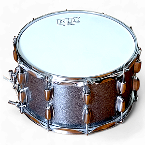 Caixa Bateria Phx Music 8x14 Titanium 10 Afinações Canoa Dupla