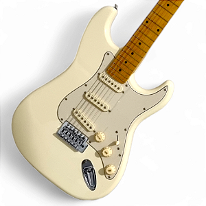 Guitarra Stratocaster Phx St-2 Vintage Olympic White Escala Clara Diapasão de Bordo