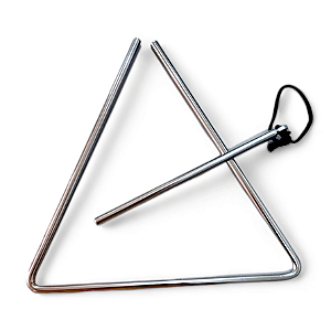 Triangulo Cromado 25cm X 08mm Phx Instrumentos Profissional Original