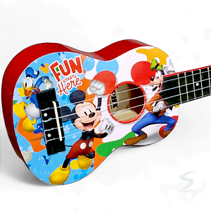 Ukulele Infantil Phx Soprano Mickey Licenciado Disney Ukp M1