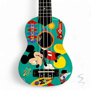 Ukulele Infantil Phx Soprano Mickey Licenciado Disney Ukp M2