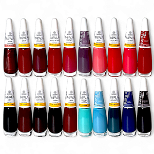 20 Esmaltes Impala Manicure Coloridos Escuros Mais Vendidos