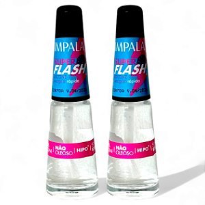 Impala Flash Silicone Secagem Rapida P/ Esmalte Kit c/2 unidades