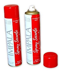 Spray Secante De Esmalte De Unhas Impala 400 Ml Kit c/ 2 Unidades - Secagem Rápida - Brilho intenso