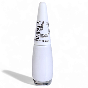 Esmalte Impala Manicure Branco Cremoso 1 Unidade 7,5ml - branco cremoso