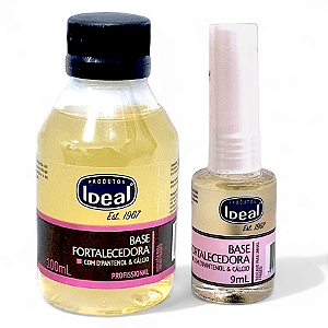 Ideal Base Fortalecedora Para Esmaltes 9ml + Refil De 100ml