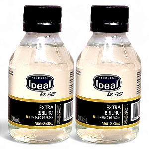 Ideal Extra Brilho Pra Unhas Com Óleo De Argan 100ml - 2 unidades