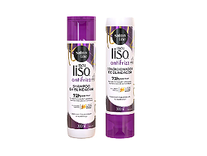 Kit Salon line Shampoo E Condicionador Meu Liso Antifrizz 300ml