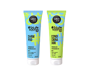 Kit Shampoo e Condicionador #todecacho Hidratação Preenchedora Salon Line