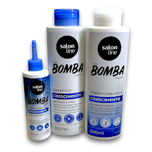 Kit Sos Bomba 300ml + Tônico Noturno 100ml Salon Line