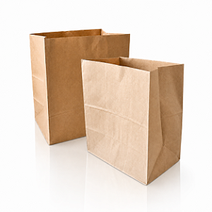 Kit 50 Sacos Kraft 30x31x19cm para Delivery