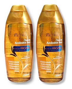 Óleo Corporal Amêndoas Com Óleo De Argan 150ml Muriel - 2 unidades