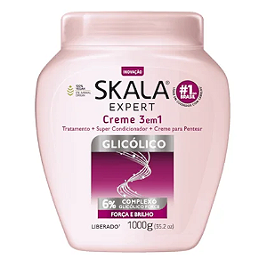 Skala Creme De Tratamento 3 Em 1 Glicólico