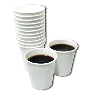 1000 Copos de Papel Branco Térmicos 60ml: Solução Ecológica, Biodegradável e Prática para Bebidas