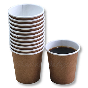 800 Copos de Papel Kraft Térmicos 60ml: Solução Ecológica, Biodegradável e Prática para Bebidas