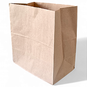 Kit com 250 Sacos de Papel Kraft 30x31x19 cm - Delivery de Lanches e Refeições, Ideais para Restaurantes e Lanchonetes