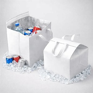 Kit 5x Sacola Térmica Impermeável Bolsa Gg Velcro Delivery