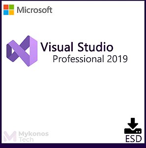 Licença VISUAL STUDIO PROFESSIONAL 2019 ESD