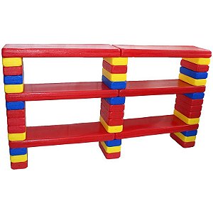Kit Brick Shelf Double 42 Pçs