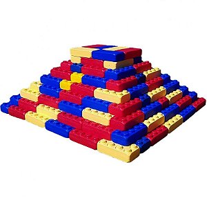 Kit Brick-Size Big Plastic 137 Pçs