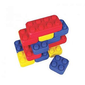 Kit Brick-Size Big Plastic 27 Pçs