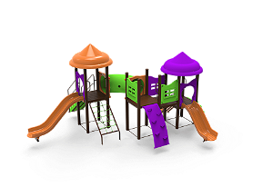 Playground Madeira Plástica - cód.: B135952 - Faixa etária de  03 até 12 anos